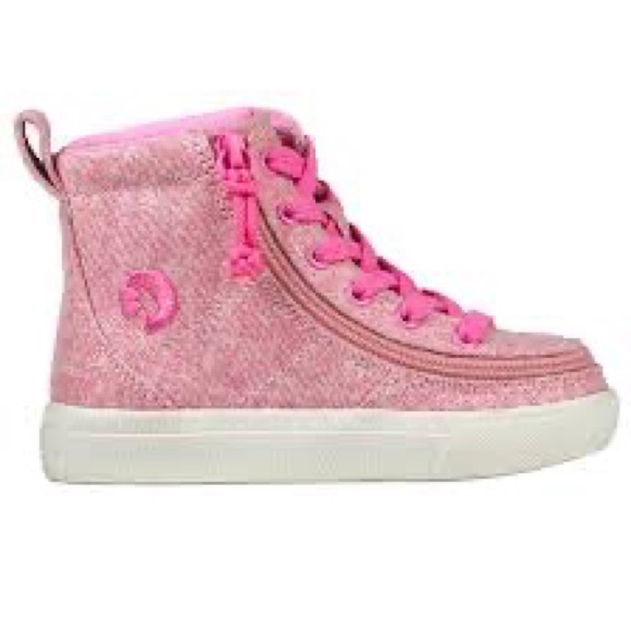 Billy Footwear Shoes Billy Toddler Heather Pink High Top Zipper